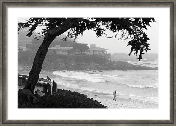 Foggy Day On Carmel Beach by James B Toy. Click to view or purchase.