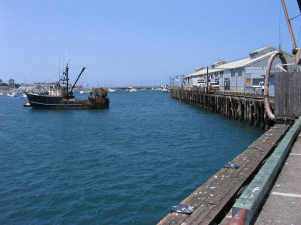Monterey Municipal Wharf by James B Toy. Click to enlarge or purchase.