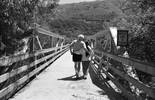 Love Bridge (entrance to Garland Park) by James B Toy. Click to enlarge or purchase.