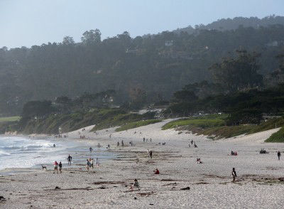 Carmel Beach photo by James B Toy.