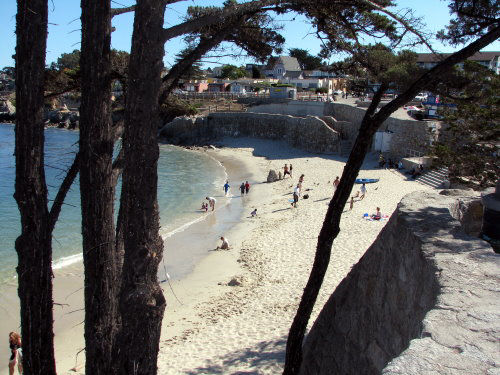 Lovers Point Beach by James B Toy.