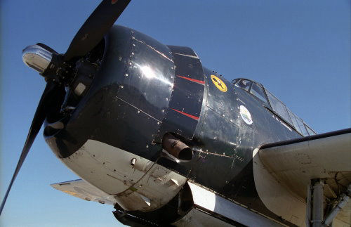 Proud Avenger photo of a WWII TBM Avenger by James B Toy. Click to enlarge or purchase.