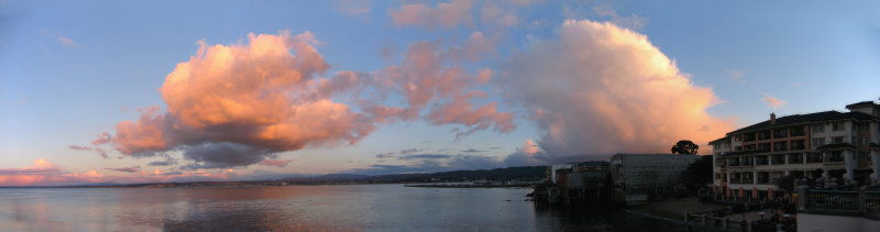 Winter Clouds Over Monterey Bay by James B Toy. Click to enlarge or purchase.
