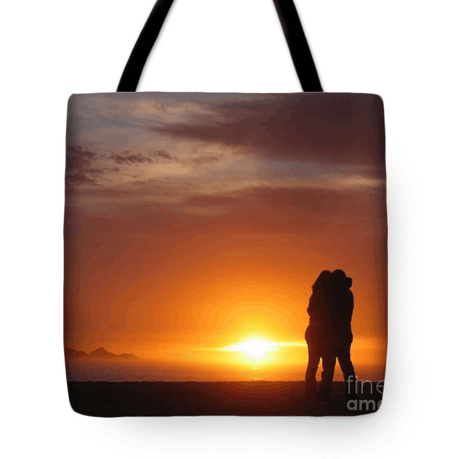 Sunset Cuddle Tote Bag